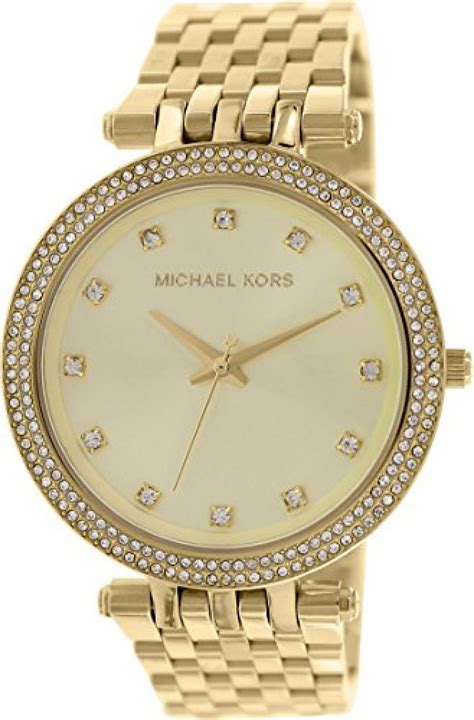 michael kors uhr strass gold mk|Michael Kors gold watches.